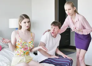 Mẹ kế bắt bảo bối riêng của ông xã làm tình với cậu con trai